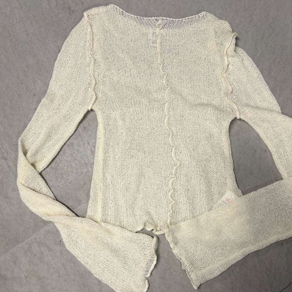 Urban Outfitters BDG sheer long sleeve top